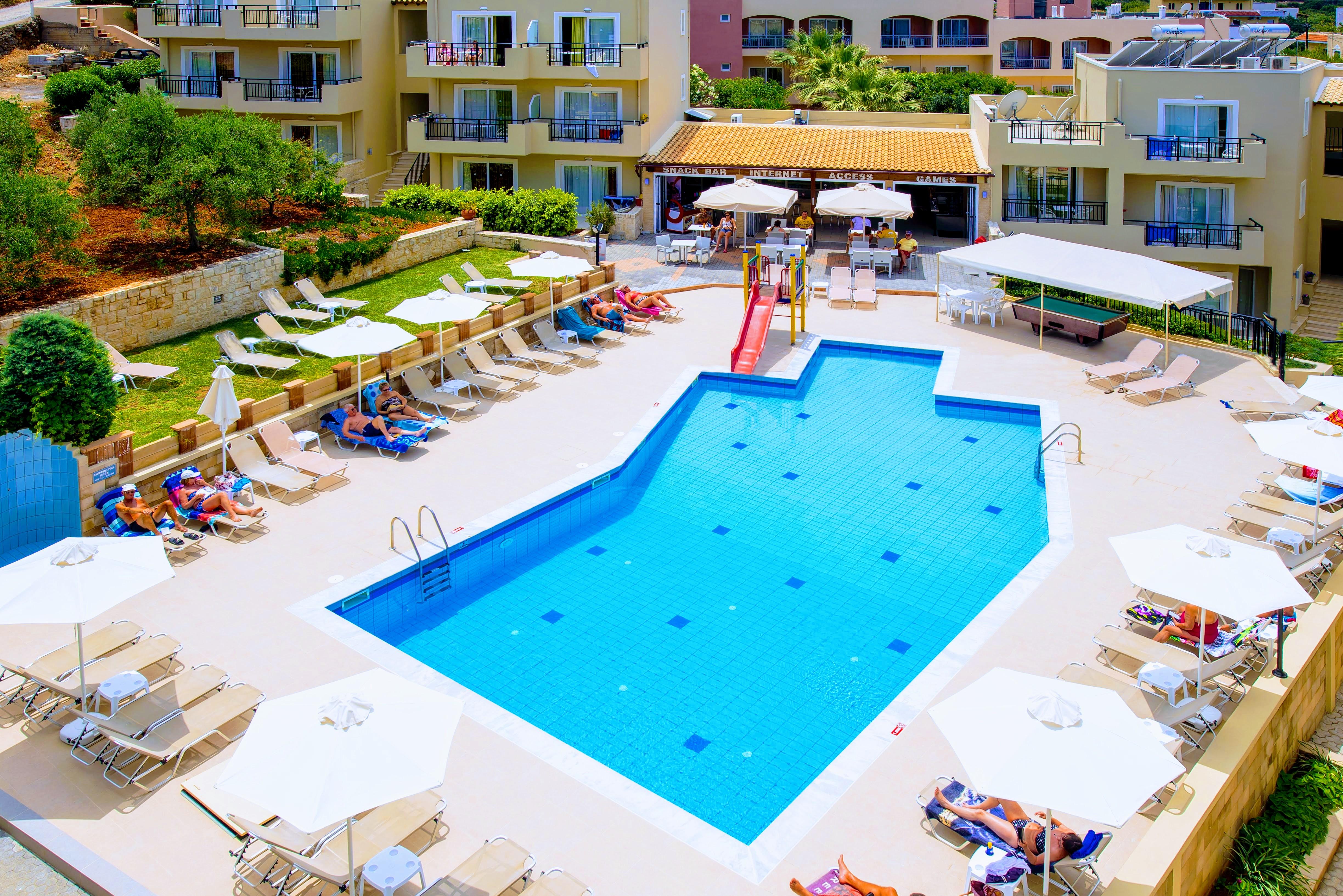 Rainbow Apartments Stalida Dış mekan fotoğraf
